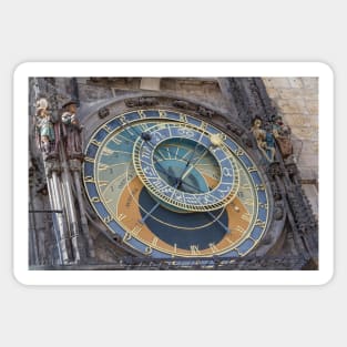 Prague's Astronomical Clock - Prague, Czech Republic Sticker